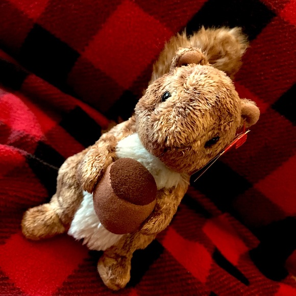 ‘Nutty’ ty Beanie Baby Squirrel - Picture 1 of 8